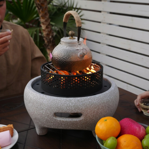 Fengblaze 11.81 Inch Tabletop Fire Pit Safer Burning Outdoor Mini Small Fireplace Table Top Decor Home Patio Gifts for Women Mom Housewarming Christmas Birthday
